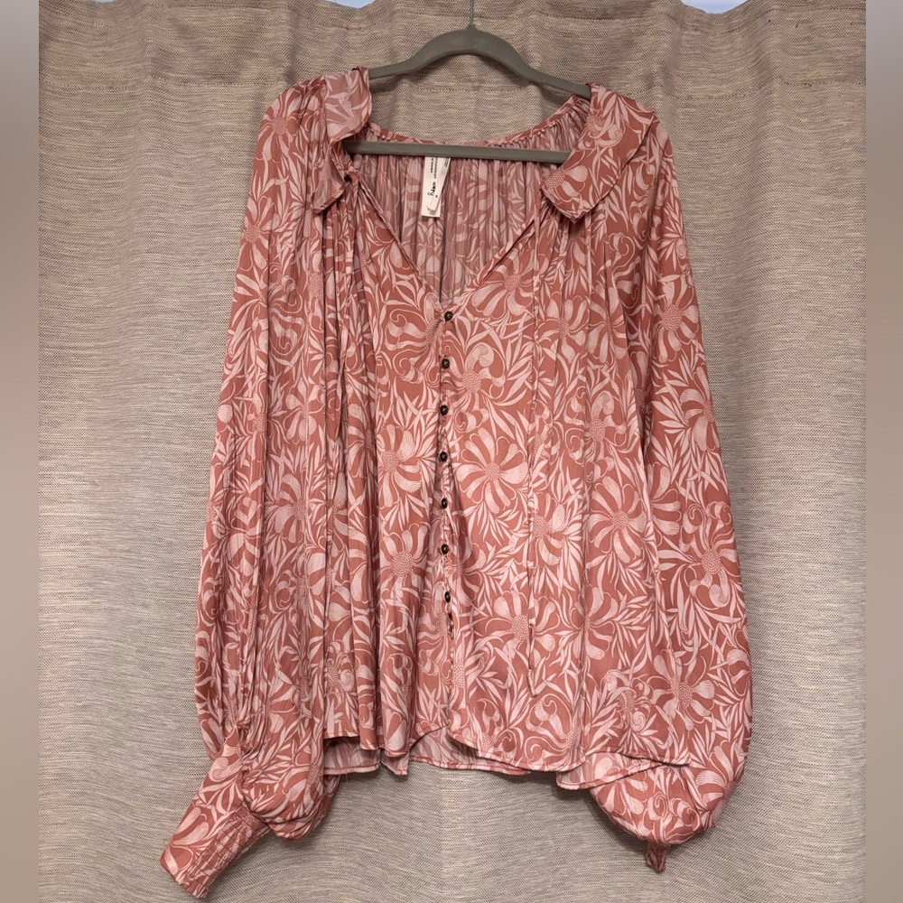 Florence Balducci Femme Collared Blouse - ANTHROPOLOGIE - 2X